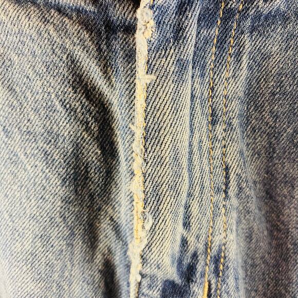 One x One Teaspoon Freebird High Rise Distressed Ankle Zip Medium‎ Wash Size 27 - Picture 6 of 10